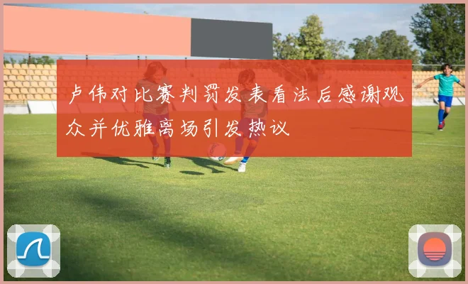 卢伟对比赛判罚发表看法后感谢观众并优雅离场引发热议